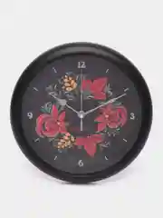 Часы настенные "Хохлома", кварцевые, круглые, 26 см