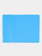 Синий коврик 40*30 см для раскатки теста и выпечки, с разметкой, силиконовый