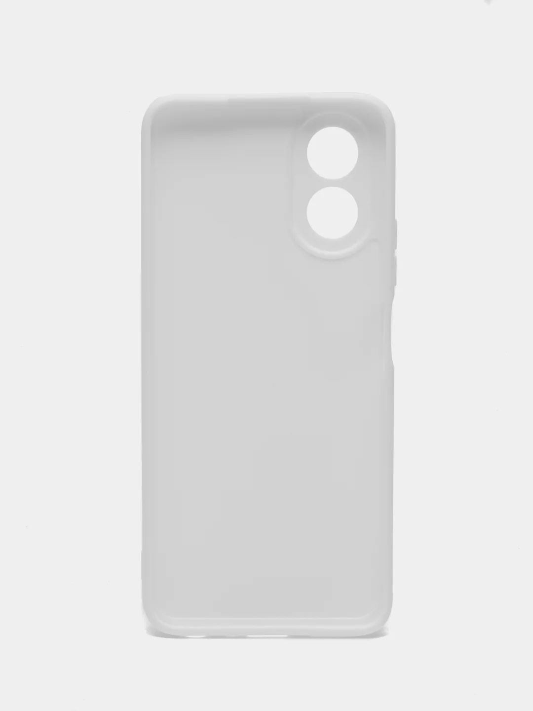 Белый силиконовый чехол для OPPO A38 / A18 (Оппо А38 / А18)