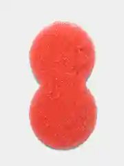 Коралловый губка фигурная,  двусторонняя, массажная для тела, бани, душа