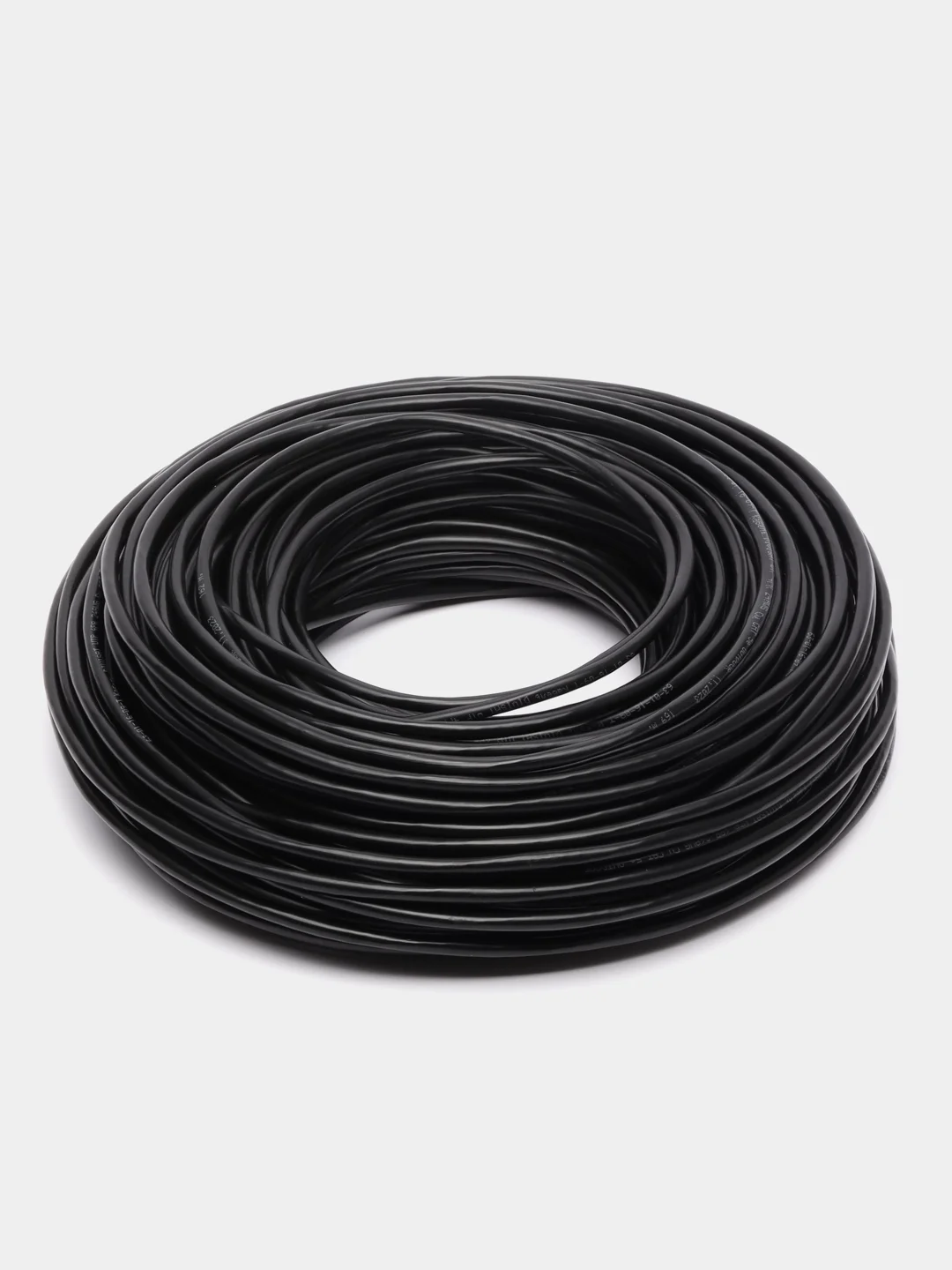 Кабель витая пара UTP 4PR 24AWG Cu CAT 5e (0.48) 25-305м черный уличный кабель чистая медь