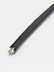 Кабель витая пара UTP 4PR 24AWG Cu CAT 5e (0.48) 25-305м черный уличный кабель чистая медь
