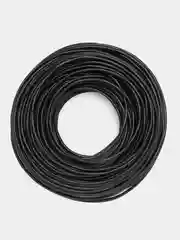 Кабель витая пара UTP 4PR 24AWG Cu CAT 5e (0.48) 25-305м черный уличный кабель чистая медь
