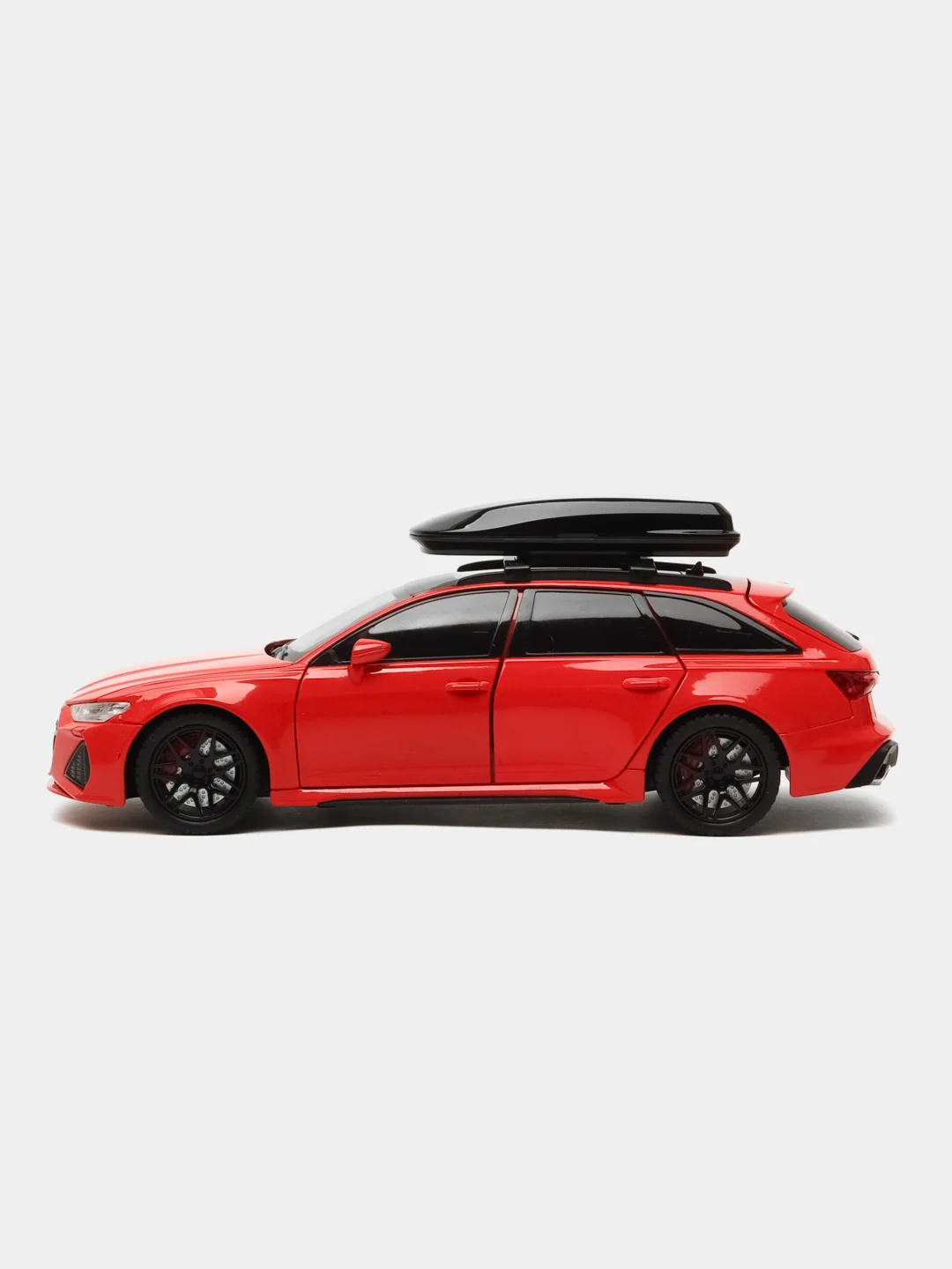 Красный модель Audi RS6 Travel Multi Function, с багажником, 1:24