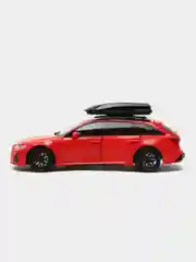 Красный модель Audi RS6 Travel Multi Function, с багажником, 1:24