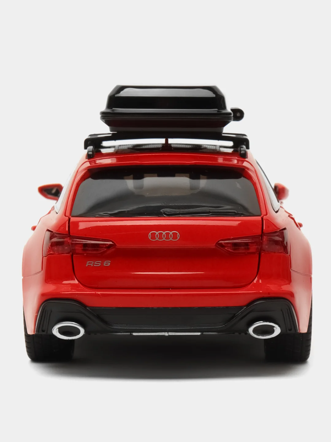 Красный модель Audi RS6 Travel Multi Function, с багажником, 1:24