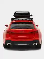 Красный модель Audi RS6 Travel Multi Function, с багажником, 1:24