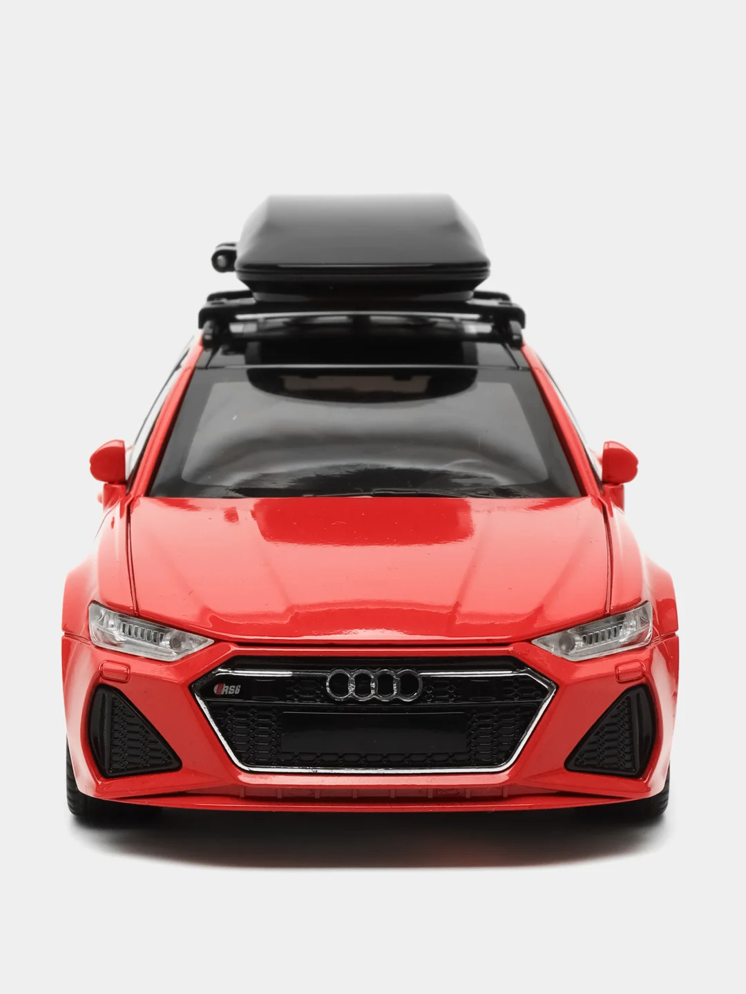 Красный модель Audi RS6 Travel Multi Function, с багажником, 1:24