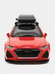 Красный модель Audi RS6 Travel Multi Function, с багажником, 1:24