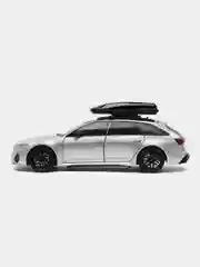 Серебряный модель Audi RS6 Travel Multi Function, с багажником, 1:24