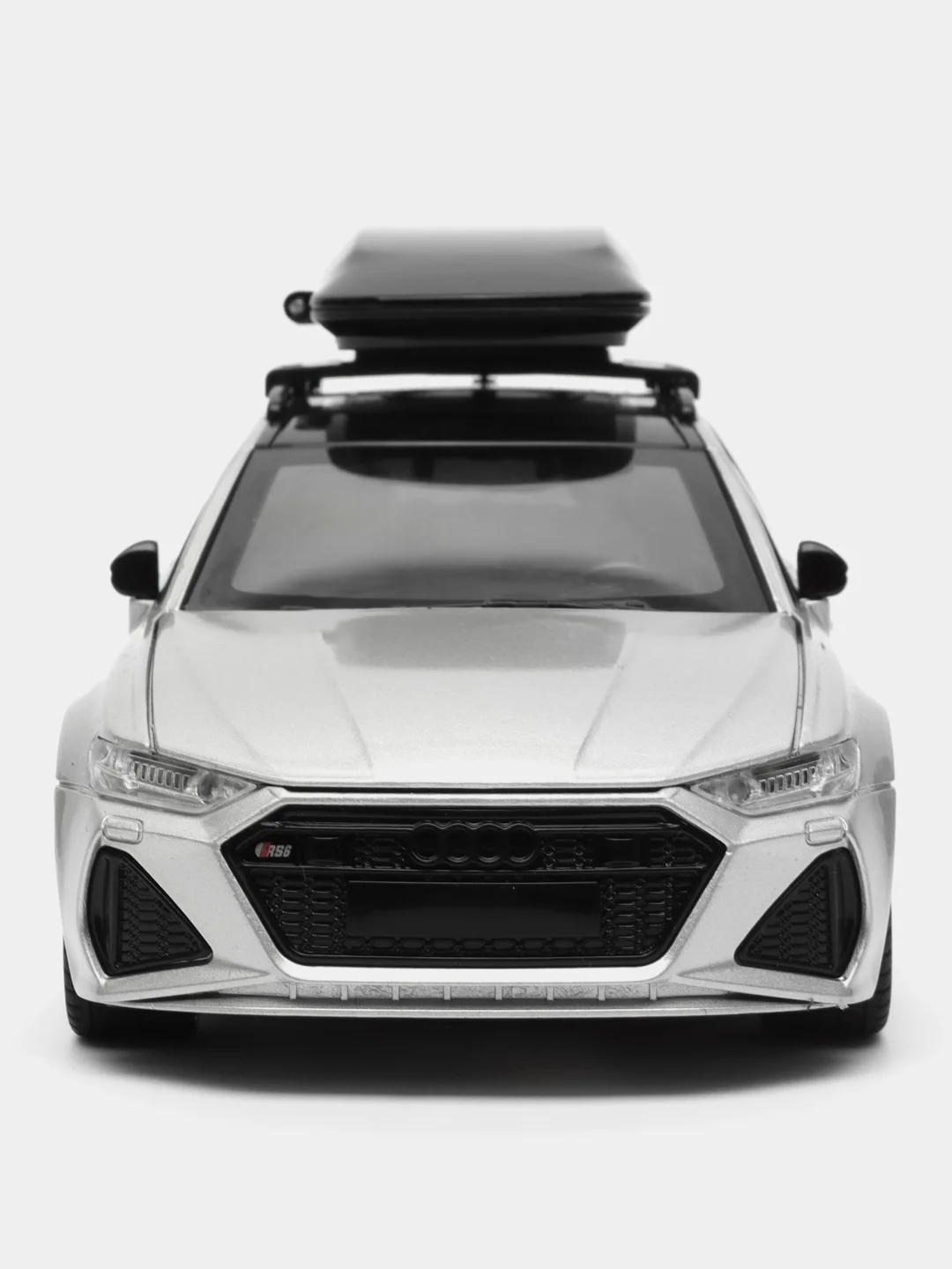 Серебряный модель Audi RS6 Travel Multi Function, с багажником, 1:24