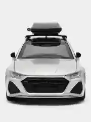 Серебряный модель Audi RS6 Travel Multi Function, с багажником, 1:24