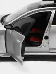 Серебряный модель Audi RS6 Travel Multi Function, с багажником, 1:24