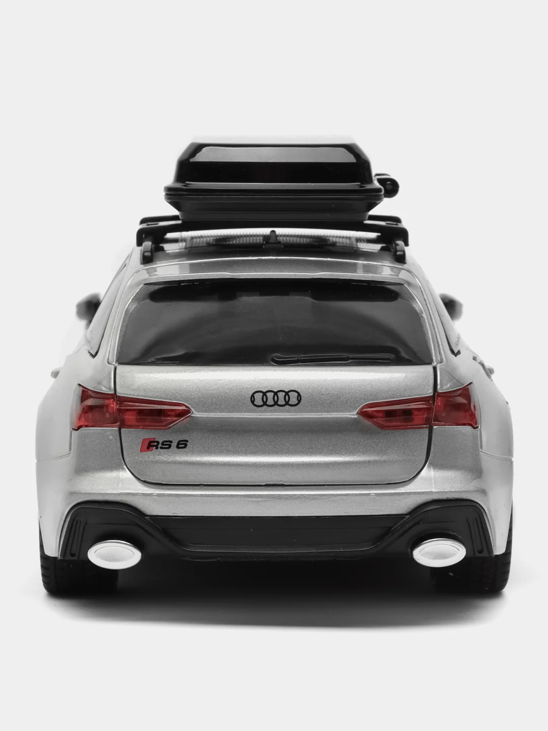 Серебряный модель Audi RS6 Travel Multi Function, с багажником, 1:24