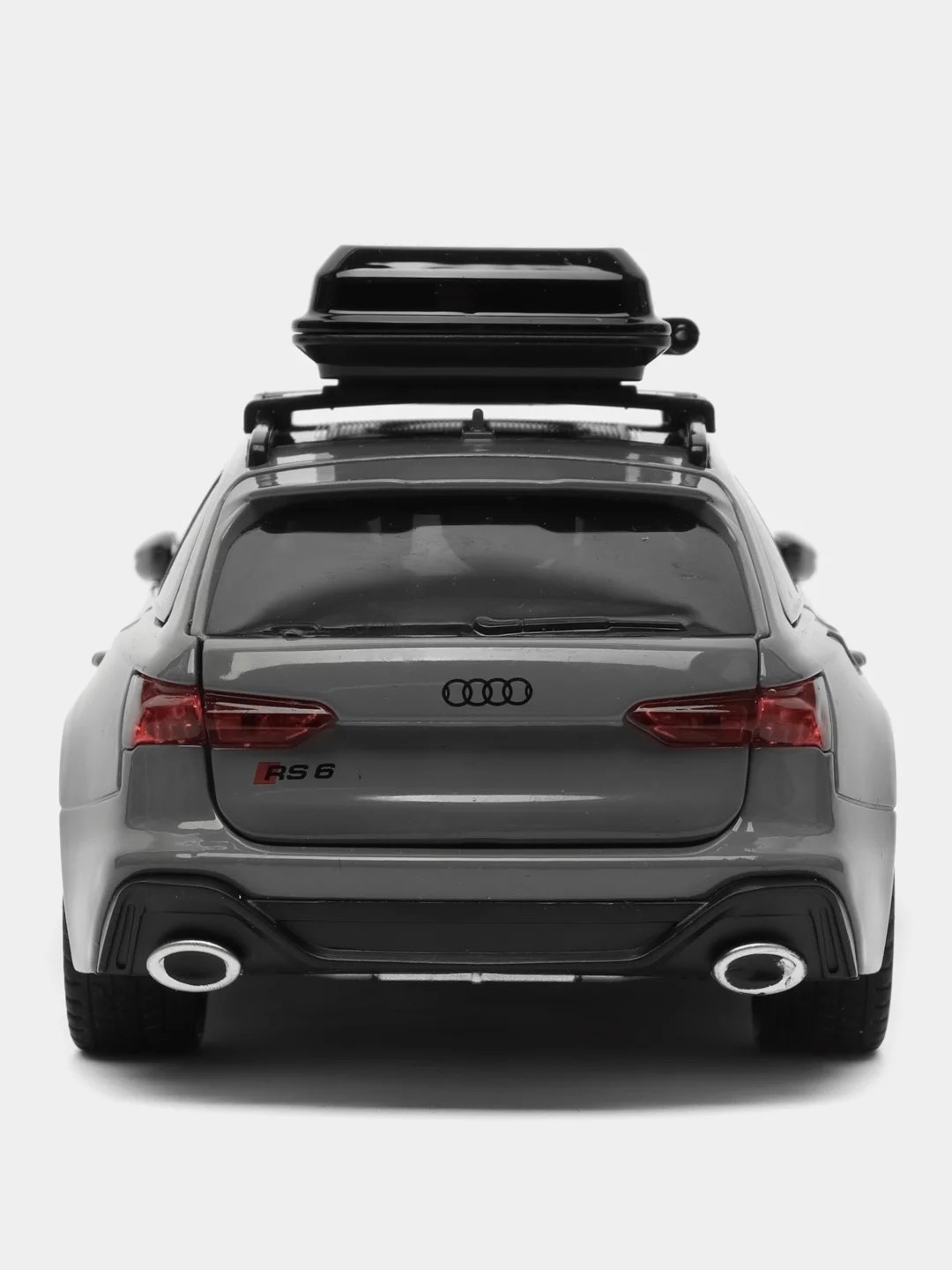 Серый модель Audi RS6 Travel Multi Function, с багажником, 1:24