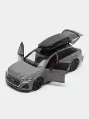 Серый модель Audi RS6 Travel Multi Function, с багажником, 1:24