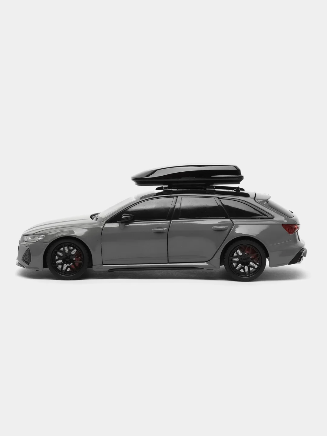 Серый модель Audi RS6 Travel Multi Function, с багажником, 1:24