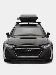 Серый модель Audi RS6 Travel Multi Function, с багажником, 1:24
