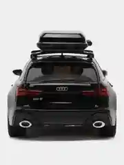 Серый модель Audi RS6 Travel Multi Function, с багажником, 1:24
