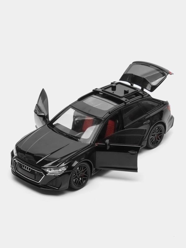 Модель Audi RS6 Travel Multi Function, с багажником, 1:24