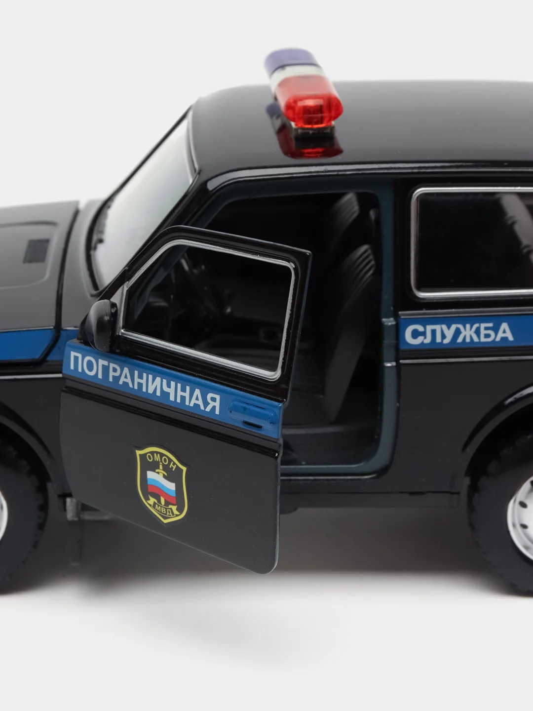 Черный машина металлическая Нива ФСБ / ДПС A3153