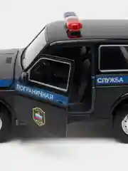 Черный машина металлическая Нива ФСБ / ДПС A3153