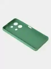 Зеленый чехол для Infinix Note 30 матовый с дополнительной защитой камеры