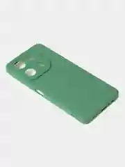 Зеленый чехол для Infinix Note 30 матовый с дополнительной защитой камеры