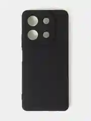Черный чехол для Infinix Note 30 матовый с дополнительной защитой камеры