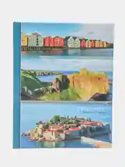 Голубой фотоальбом на 200 фото 10х15 "Природа, Путешествия" Image Art