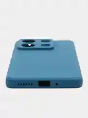 Синий чехол для Xiaomi Redmi Note 13 (Сяоми Редми Ноут 13), прозрачный