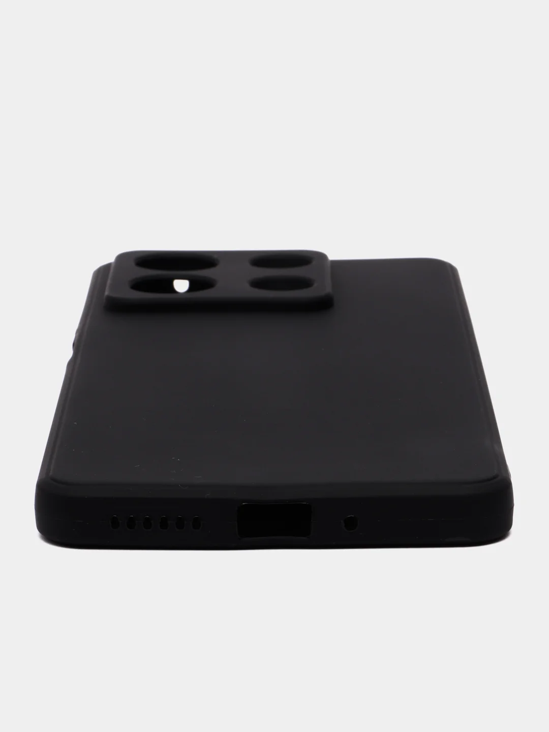 Черный чехол для Xiaomi Redmi Note 13 (Сяоми Редми Ноут 13), прозрачный