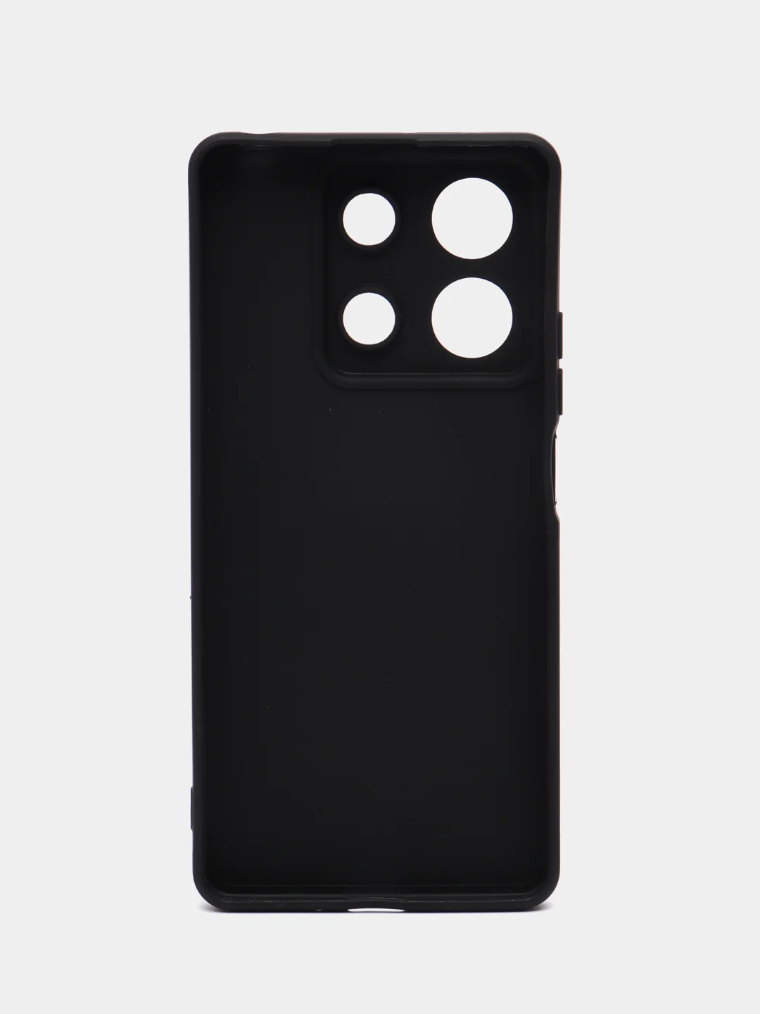 Черный чехол для Xiaomi Redmi Note 13 (Сяоми Редми Ноут 13), прозрачный