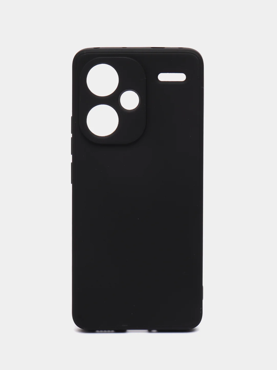 Черный чехол для Xiaomi Redmi Note 13 Pro Plus + 5G (Сяоми Редми Ноут 13 Про Плюс) прозрачный