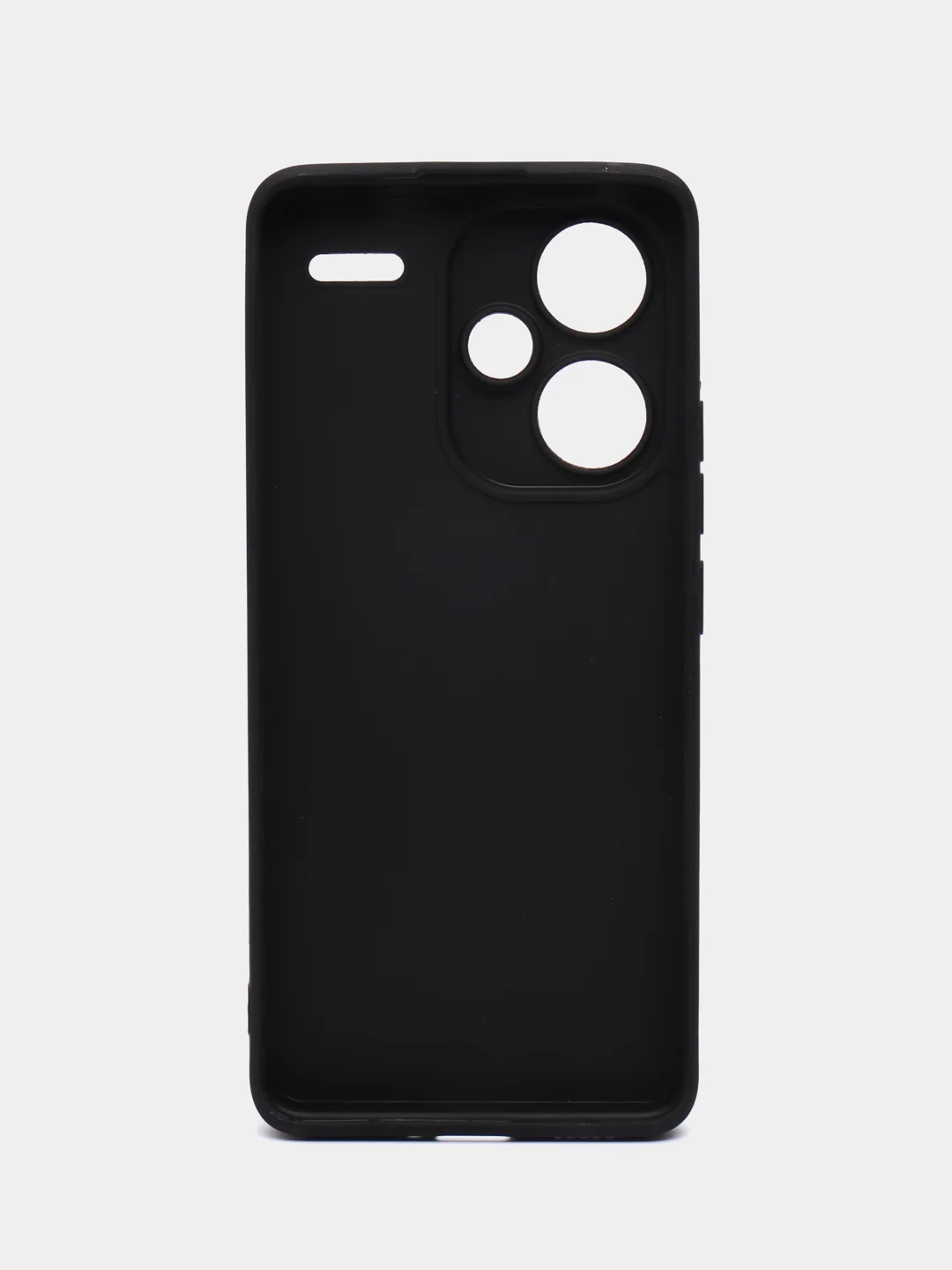 Черный чехол для Xiaomi Redmi Note 13 Pro Plus + 5G (Сяоми Редми Ноут 13 Про Плюс) прозрачный