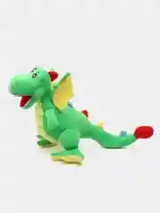 Зеленый игрушка мягкая Дракон, 35 см