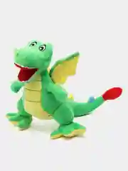 Зеленый игрушка мягкая Дракон, 35 см