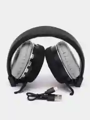 Черный наушники беспроводные "Куроми", детские, силиконовые, Bluetooth
