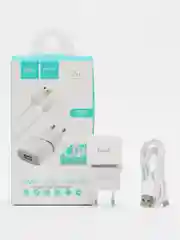 Сетевое зарядное устройство 2 в 1 Hoco C11, 1 А, micro USB