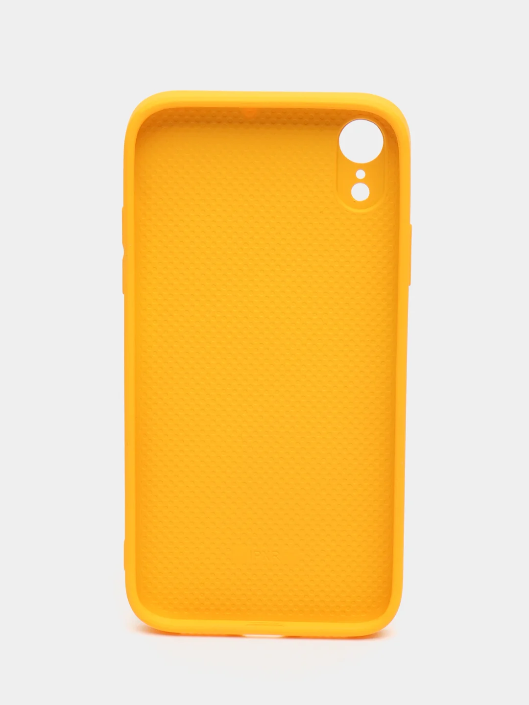 Горчичный чехол для iPhone XR, силиконовый, со стеклянной панелью