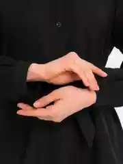 Черный повседневное платье