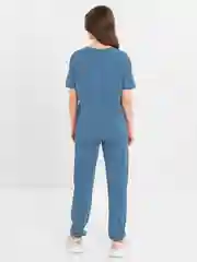 Синий спортивный костюм женский