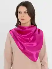 Фиолетовый платок на голову женский