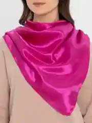 Фиолетовый платок на голову женский