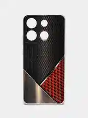 Слоновая кость чехол для Infinix Smart 7 Plus (Инфиникс Смарт 7 Плюс), прозрачный, с рисунком, защита камеры