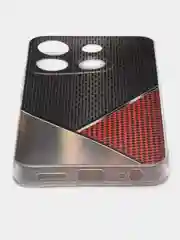 Слоновая кость чехол для Infinix Smart 7 Plus (Инфиникс Смарт 7 Плюс), прозрачный, с рисунком, защита камеры