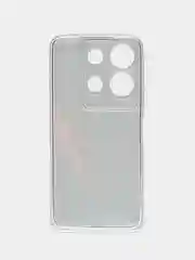 Красный чехол для Infinix Note 30i (Инфиникс Нот 30и), прозрачный, с рисунком, защита камеры