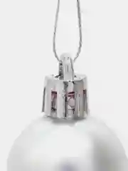 Розовый елочные игрушки, шары, 24 штуки, 3 см