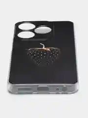 Разноцветный чехол на Tecno Spark 10/10C (Текно Спарк 10/10С), прозрачный, с рисунком, защита камеры