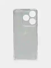 Разноцветный чехол на Tecno Spark 10/10C (Текно Спарк 10/10С), прозрачный, с рисунком, защита камеры